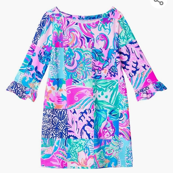 Lilly Pulitzer Other - NEW wTags Lilly Pulitzer mini Sophie ruffle dress Patch to match XSMALL